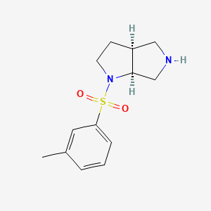 molecular formula C13H18N2O2S B7864189 cis-1-(m-Tolylsulfonyl)octahydropyrrolo[3,4-b]pyrrole 