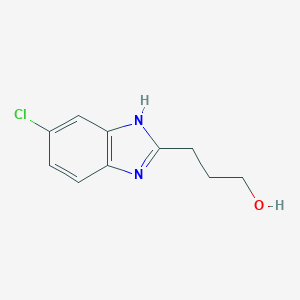molecular formula C10H11ClN2O B078642 3-(5-Chloro-1H-Benzo[D]Imidazol-2-Yl)Propan-1-Ol CAS No. 10252-89-8