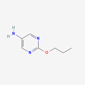 molecular formula C7H11N3O B7864248 2-Propoxypyrimidin-5-amine 