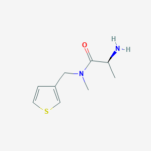 molecular formula C9H14N2OS B7864299 (S)-2-Amino-N-methyl-N-thiophen-3-ylmethyl-propionamide 