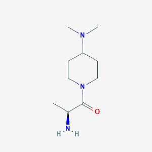molecular formula C10H21N3O B7864330 (S)-2-Amino-1-(4-dimethylamino-piperidin-1-yl)-propan-1-one 
