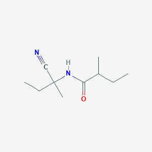 molecular formula C10H18N2O B7864453 n-(1-Cyano-1-methylpropyl)-2-methylbutanamide 