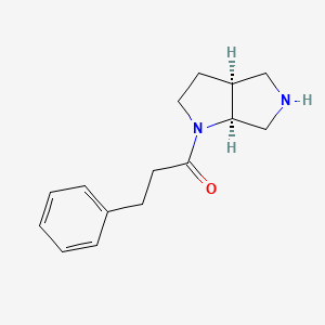 1-(cis-Hexahydropyrrolo[3,4-b]pyrrol-1(2H)-yl)-3-phenylpropan-1-one