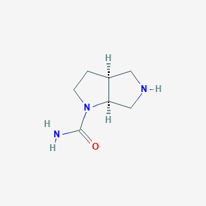 cis-Hexahydropyrrolo[3,4-b]pyrrole-1(2H)-carboxamide