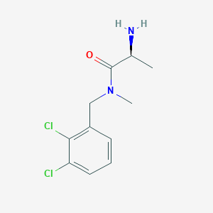 molecular formula C11H14Cl2N2O B7864582 (S)-2-Amino-N-(2,3-dichloro-benzyl)-N-methyl-propionamide 