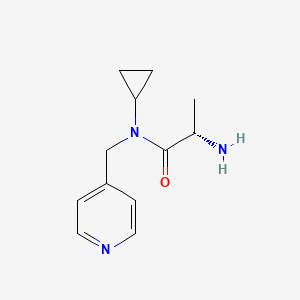 (S)-2-Amino-N-cyclopropyl-N-pyridin-4-ylmethyl-propionamide