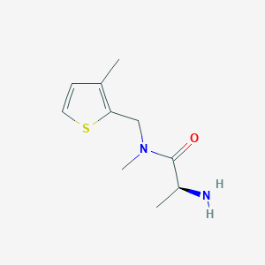 molecular formula C10H16N2OS B7864641 (S)-2-Amino-N-methyl-N-(3-methyl-thiophen-2-ylmethyl)-propionamide 