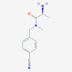 (S)-2-Amino-N-(4-cyano-benzyl)-N-methyl-propionamide