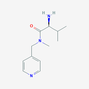 molecular formula C12H19N3O B7864799 (S)-2-Amino-3,N-dimethyl-N-pyridin-4-ylmethyl-butyramide 