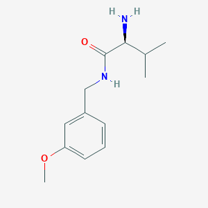 molecular formula C13H20N2O2 B7864823 (S)-2-Amino-N-(3-methoxy-benzyl)-3-methyl-butyramide 