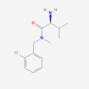 molecular formula C13H19ClN2O B7864858 (S)-2-Amino-N-(2-chloro-benzyl)-3,N-dimethyl-butyramide 