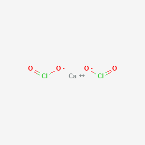 molecular formula Ca(ClO2)2<br>CaCl2O4 B078650 亚氯酸钙 CAS No. 14674-72-7