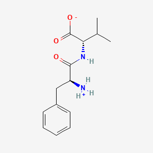 (2S)-2-[[(2S)-2-azaniumyl-3-phenylpropanoyl]amino]-3-methylbutanoate