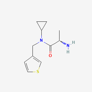 (S)-2-Amino-N-cyclopropyl-N-thiophen-3-ylmethyl-propionamide