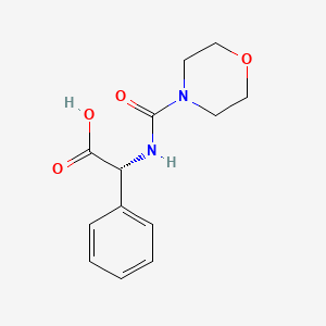 (2R)-2-(morpholine-4-carbonylamino)-2-phenylacetic acid