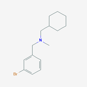 molecular formula C15H22BrN B7865297 [(3-Bromophenyl)methyl](cyclohexylmethyl)methylamine 