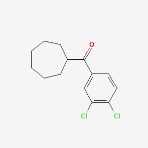 3,4-Dichlorophenyl cycloheptyl ketone