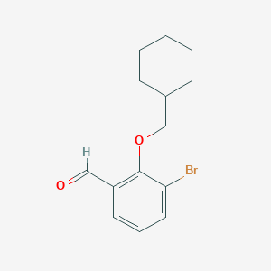 3-Bromo-2-(cyclohexylmethoxy)benzaldehyde
