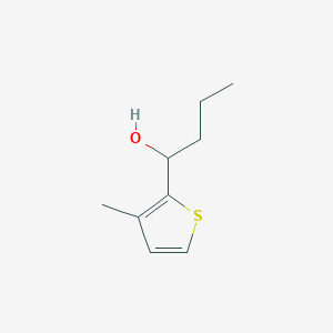 molecular formula C9H14OS B7865373 1-(3-Methyl-2-thienyl)-1-butanol 