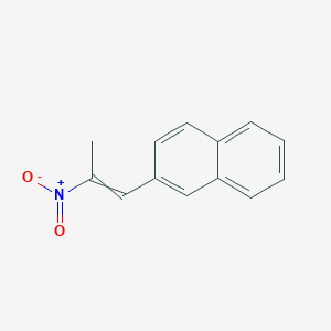 molecular formula C13H11NO2 B7865448 (E)-2-(2-Nitroprop-1-en-1-yl)naphthalene 