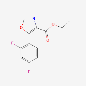 5-(2,4-Difluoro-phenyl)-oxazole-4-carboxylic acid ethyl ester