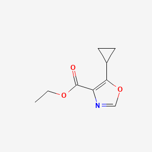 Ethyl 5-cyclopropyl-1,3-oxazole-4-carboxylate