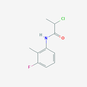 2-chloro-N-(3-fluoro-2-methylphenyl)propanamide