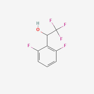 molecular formula C8H5F5O B7865473 2,6-Difluoro-alpha-(trifluoromethyl)benzyl Alcohol 