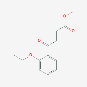 molecular formula C13H16O4 B7865498 Methyl 4-(2-ethoxyphenyl)-4-oxobutyrate 