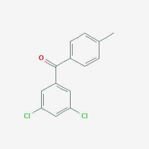 B078655 3,5-Dichloro-4'-methylbenzophenone CAS No. 13395-63-6