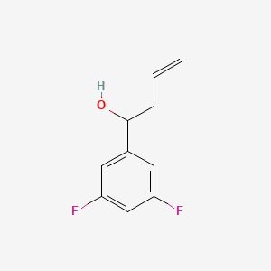 molecular formula C10H10F2O B7865538 4-(3,5-Difluorophenyl)-1-buten-4-ol 