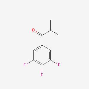 molecular formula C10H9F3O B7865559 3',4',5'-Trifluoro-2-methylpropiophenone 