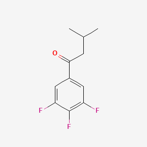 3',4',5'-Trifluoro-3-methylbutyrophenone