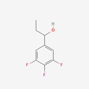 molecular formula C9H9F3O B7865569 1-(3,4,5-Trifluorophenyl)-1-propanol 