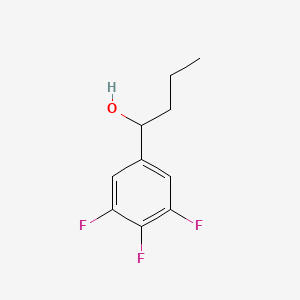 molecular formula C10H11F3O B7865575 1-(3,4,5-Trifluorophenyl)-1-butanol 