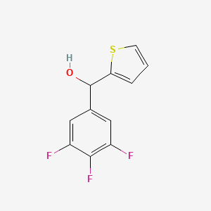 molecular formula C11H7F3OS B7865582 2-Thienyl-(3,4,5-trifluorophenyl)methanol 