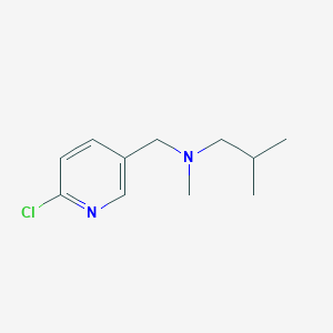 molecular formula C11H17ClN2 B7865632 [(6-Chloropyridin-3-yl)methyl](methyl)(2-methylpropyl)amine 