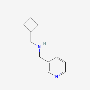 molecular formula C11H16N2 B7865676 (Cyclobutylmethyl)[(pyridin-3-yl)methyl]amine 