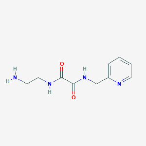 molecular formula C10H14N4O2 B7865692 N-(2-Aminoethyl)-N'-(pyridin-2-ylmethyl)ethanediamide 