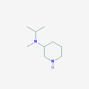 molecular formula C9H20N2 B7865699 Isopropyl-methyl-piperidin-3-yl-amine 