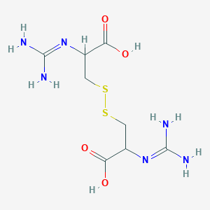 B078657 Cystine, N,N'-bis(aminoiminomethyl)- CAS No. 13551-09-2