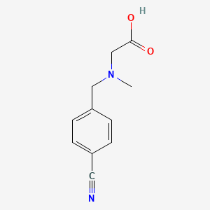 molecular formula C11H12N2O2 B7865724 [(4-Cyano-benzyl)-methyl-amino]-acetic acid 