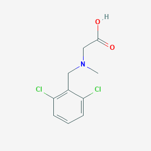 molecular formula C10H11Cl2NO2 B7865738 [(2,6-Dichloro-benzyl)-methyl-amino]-acetic acid 