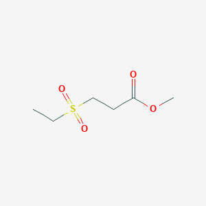 molecular formula C6H12O4S B7865741 Methoxycarbonylethyl-ethylsulfone CAS No. 99116-15-1