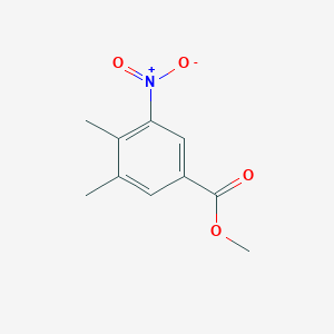 molecular formula C10H11NO4 B7865767 3,4-Dimethyl-5-nitro-benzoic acid methyl ester 