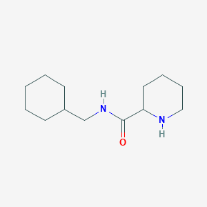molecular formula C13H24N2O B7865795 N-(cyclohexylmethyl)piperidine-2-carboxamide 