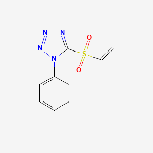 molecular formula C9H8N4O2S B7865837 1-Phenyl-5-(vinylsulfonyl)-1H-tetrazole 