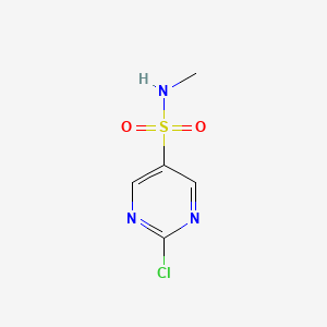 molecular formula C5H6ClN3O2S B7865845 2-Chloro-pyrimidine-5-sulfonic acid methylamide 