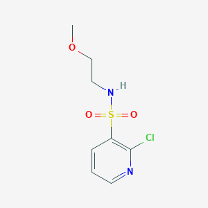 2-chloro-N-(2-methoxyethyl)pyridine-3-sulfonamide