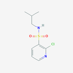 molecular formula C9H13ClN2O2S B7865863 2-chloro-N-(2-methylpropyl)pyridine-3-sulfonamide 